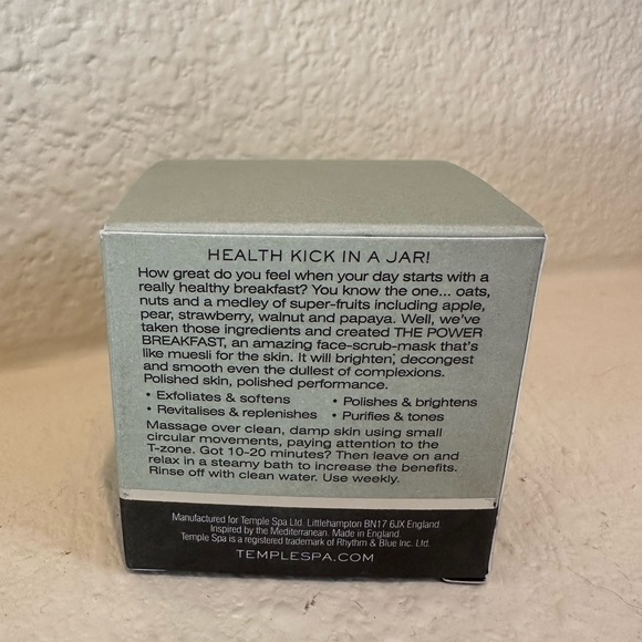 TEMPLESPA THE POWER BREAKFAST
NUTRITIOUS SCRUB & MASK new - Picture 5 of 5